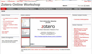 Zotero-Webinar