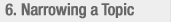 Narrowing a Topic