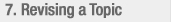 Revising a Topic