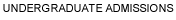 Undergraduate Admissions Link