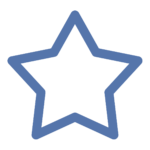 Une icône d'une étoile