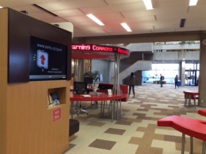 Check out our rotating selection of popular reading materials located in the Learning Commons Hub on the 2nd floor, in the built-in shelves of the pods/booths.