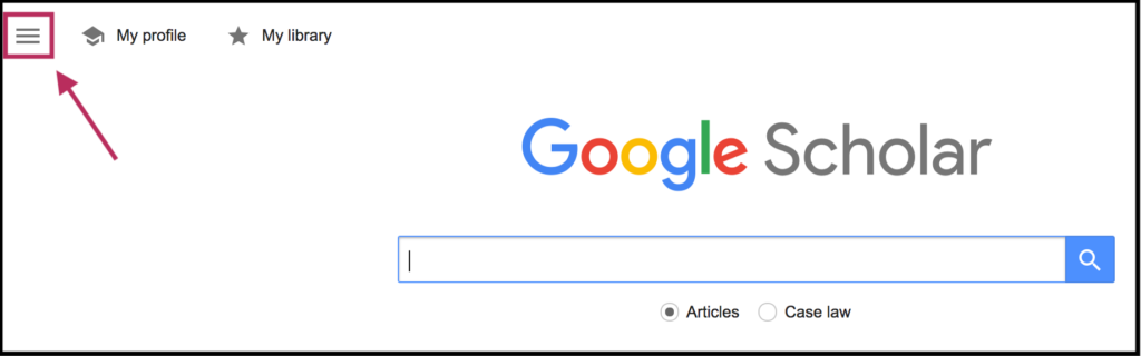 google-scholar-hamburger-menu